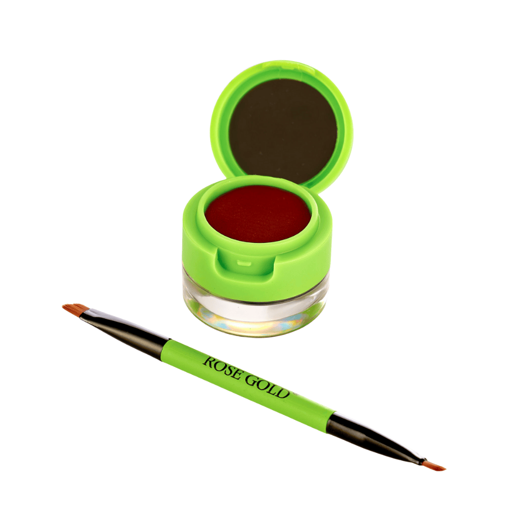 محدد حواجب جل وباودر 2×1 من Rose Gold